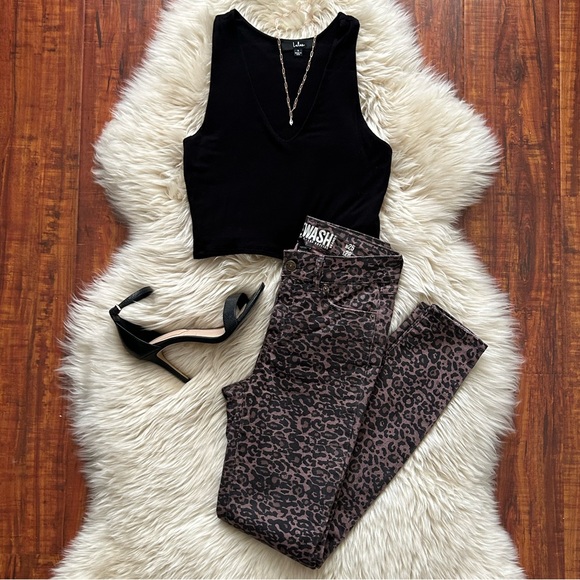 REWASH Cheetah Jeans - Picture 2 of 5